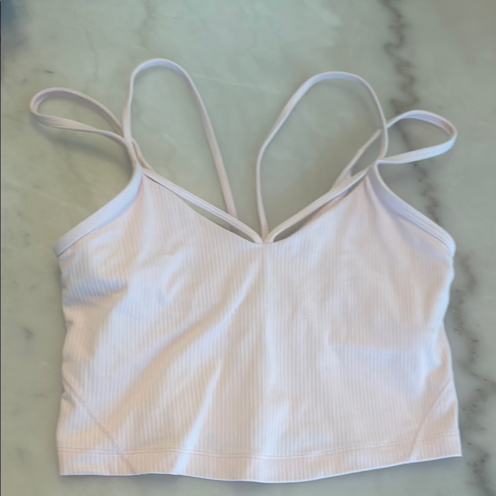 lululemon athletica light pink Crop Top